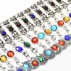 Warehouse de EE. UU. Turquía sexy con colorida cadena de diamantes de diez rianas colgante de monedas de monedas de baile de playa accesorios de baile de la cintura joyería del cuerpo