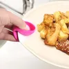 Kuchenka mikrofalowa Mitts Uchwyt silikonowy do kuchni Wygodne izolowane rękawiczki Palec Klipsy antypoślizgowe Chronić mądre narzędzia Cook