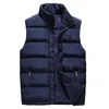 Fashion- Down Quilted Vest Body Warmer Warm Sleeveless Padded Jacket White duck down Coat New