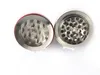 The latest sprite ball style 55X53MM size three-layer zinc alloy smoke grinder manual grinder smoking set Support customized logo