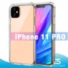 Capas rígidas de acrílico transparente à prova de choque para iPhone 15 14 13 12 11 Pro Max Samsung