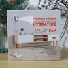 5 in 1 Multifunction Portable Mini Foldable Electric LED Fan air conditioner Desk Table Fans USB Charging for home outdoor office