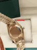Rzymska skala trend męski Zestaw Zestaw Diamentowy ramka Top moda zegarki Gold Stal nierdzewna automatyczna mechaniczna zegarek256p