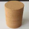 500pcs Classic Round Plain Corker Coasters تشرب الحصير النبيذ