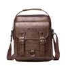 Hoge Kwaliteit Mannen Vintage Schoudertassen Crossbody Pack Retro Rits Messenger Handtassen Handtassen Dames Tassen / E