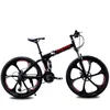 Mountainbike 21 hastighet 26 "Inch Folding Bike Road Bike Double Disc Breaks Folding Mountain Bikes Student cykel bicicleta