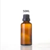 Wholesale 5ml 10ml 15ml 20ml 30ml 50ml 100ml Amber Glass Dropper Bottles Empty Essential Oil Bottles With Black Big head Cap