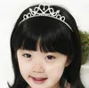 Fashion Rhinestone crystal Tiaras Flower girl Crowns Princess Style Crown Wedding Jewelry Children Hair Accessories Kids Hair Pieces