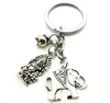 New Tribal Ethnic Keychain Unique Thailand Buddha Pikanet Ganesh Gift Keychain Incense Burner Jewelry Elephant Car Keychain Female 347