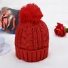 Chapeaux Foulards Gants Ensembles Écharpe D'hiver Et Chapeau 2pcs Ensemble Bonnet En Peluche Automne Dame Chaud Bonnet Tricoté Vintage Femmes Bonnet Femm2230