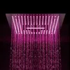 LED Multi-functional Lights Shower Panel multi function Stainless Steel Rainfall Set Massage System Faucet polish Colorful