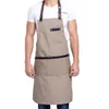 Cuisine Canvas Cuisine tablier pour femme Men Chef Cafe Shop BBQ Tabliers Baking Restaurant Pinafore Bib4928488