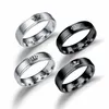 Edelstahl Her King His Queen Ringe Band Silber Schwarz Krone Ring Damen Herren Paar Liebe Modeschmuck Wille und sandiges Geschenk