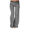 Stripe Wide Leg Yoga Pants Plus Size Women Loose Pants Long Trousers for Yoga Dance S M L XL XXL 3XL Soft Cotton Home