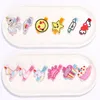 18pcs/lot Novely Girls Cartoon Haarspelden Filtery Borduurwerk liefde hart dieren nummer ontwerp schattige kinderen hoofddeksels hele borduurhaarclips