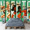 Naruto Carta da parati Anime giapponese 3D murale per bambini Ragazzi Camera da letto TV Sfondo Carta da parati personalizzata per cartoni animati Soggiorno Grande parete276V