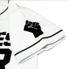 Männer Frauen Jugend Mizizi 1865 Special Edition Black Lives Matter Baseball Jersey Weiß Farbe Schnelle Lieferung