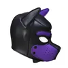 Nieuwe hond hoofd vorm hoofddeksels masker bondage terughoudendheid blind masker SM seksspeeltjes voor paar / vrouwen / mannen / gay hoofddeksels bdsm toys