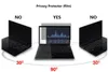 حقيقي مكافحة الخصوصية تصفية حامي الشاشة الكمبيوتر المكتبية الكمبيوتر المحمول مراقب 13.1 13.3 14.1 14 15 15.3 بوصة لا الغراء PET المواد