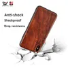 In Stock Phone Cases Shockproof Waterproof For iPhone 7 8 X Xr 11 12 Pormax Xs Cherry Bamboo Wooden TPU Black Cover Shell Case Wholesale Fashion Blank Covers