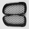 Een Paar Front Diamond Nier Grille voor F10 F18 F30 E90 G30 G38 X1 X3 X4 X5 x6 Z4 Glanzend Zwart Auto Tuning