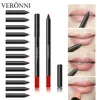 Vente en gros New Hot Fashion Lipstick Pencil Women's Professional Lipliner Waterproof Lip Liner Pencil 9 couleurs Outils de maquillage