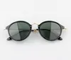 Оптово-новый соскар 2447-F старинные солнцезащитные очки для мужчин дизайнер ретро солнцезащитные очки металлические рамки флэш-память зеркало стеклянные объектива высочайшего качества Eyeglass