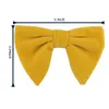 MEN039S VELVET BIE BINE MENS MENS SATIN FORMAL TUXEDO Big Bowtie Übergroße Bowties1085890