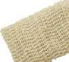 Hängande korgar duschbad sisal tvålväska naturlig exfolierande sparare påsarhållare 50pcs1245x