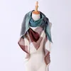 23 couleur mode hiver écharpe pour femmes écharpe cachemire chaud Plaid Pashmina écharpe couverture enveloppes femmes écharpes et châles