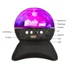 Edison2011 Mini Sem Fio Bluetooth Speaker LED Bola Fase Festa Disco Lâmpada Magia LED Luzes Suporte TF Cartão para Telefone Inteligente