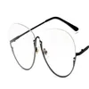 OUTEYE Halbrahmen Sonnenbrille Frauen Spiegel Klare Linse sonnenbrille Marke Vintage Männer Weibliche Goggle Brillen Oculos Gafas3835167