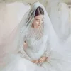 Heta brudslöjor med kam 2 lager i lager mjuk tulle bröllopstillbehör vit slöja hög kvalitet för brud lång bröllop slöja billigt