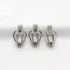 10 pcs Mini Couronne Perle Cage Argent Plaqué Huile Essentielle Diffuseur Perle Médaillon Pendentifs pour Parfum Aromathérapie Collier Faire