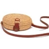 Round Straw Bags purse New Fashion Summer Rattan Bag Handmade Woven Beach Circle Bohemia handbags Shoulder Bag EJY3319411288