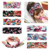 Böhmische Stirnbänder Haarschmuck Baumwolle Mädchen Baby Schleife Blumen Turbane Twist Wrap Twisted Knot Weiches Haarband Kinder Bandanas Stirnband