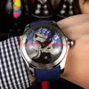 Ny Bubble Mens Watch Pirate Klockor Automatisk rörelse Montre de Luxe Rubber Band Fisheye Mechanical Relojes de Lujo Para Hombre