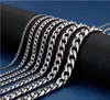 3 metros / lot no volume em aço inoxidável venda brilhante NK resultados da jóia Curb cadeia de ligação de marcação DIY 4M / 6mm / 8mm / 12 milímetros