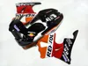 Kit di carenatura 7gifts per Honda CBR900 RR Cares 98 99 CBR900RR RED ORANCIO NERO BLACO SET CBR919 1998 1999 GF12