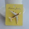 Spilla in metallo per aeroplano 5.2 * 4.3 cm Spilla per aereo da donna Spilla da bavero per accessori per gioielli di moda per feste regalo Spedizione Epacket