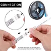 LED TV Back Light 5050 1M 2M DC5V RGB LED Strip Light WiFi Music Controller och USB CABLE3560314