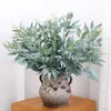 Artificial Willow Bouquet Fake Leaves for Home Wedding Decoration Jugle Party Willow Vine Faux Foliage Plants Wreath11462228