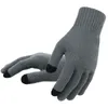 Men039S stickade handskar vinterhösten manlig pekskärmhandskar av hög kvalitet plus tunn sammet solida varma vantar företag s10253303788
