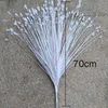 3pcs /lot Artificial Plant White Peacock Grass Flower Arrangement Accessories Reed Leaves Christmas Wedding Decoration flower