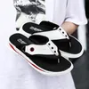 Hot Sale made slippers men fashion flip flops summer holiday slipper men cool shoes man flip flops slippers black skidproof thick heel zy412