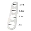 Roestvrijstalen meetinstrument Spaghetti Ruler 4 holes Restaurant Keuken Gadgets Keukenbenodigdheden Noodle Pasta Ruler