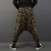 Incerun Mäns Harembyxor Drop Crotch Baggy Camouflage Printed Casual Hip-Hop Joggers Man Byxor Pantalon Hombre 2019 S-5XL1