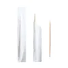 Toothpicks De Bambu Natural Individualmente Embrulhado Palito Double Point Dente Picaretas Descartáveis ​​Atacado Novo Transporte Rápido QW9697