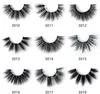 Nowy 3 Pairs Natural Długi Fałszywy 3D Mink Rzęsy Soft Mink Lashes Makeup Eyelash Exeves Eye Lashes