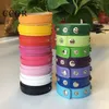 10pcs 818mm200mm Snap Button Copy Leather Wristband Bracelets Fit 8mm Slide Charms Beads Letters DIY Accessory1689748